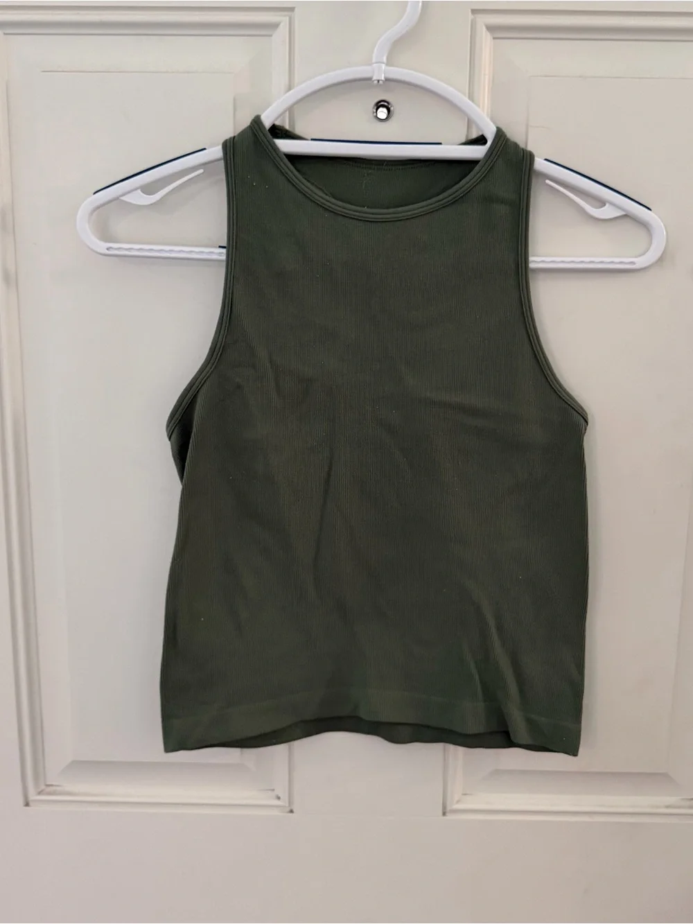 Intimately Free People Seamless Ribbed Tank M/L | Green